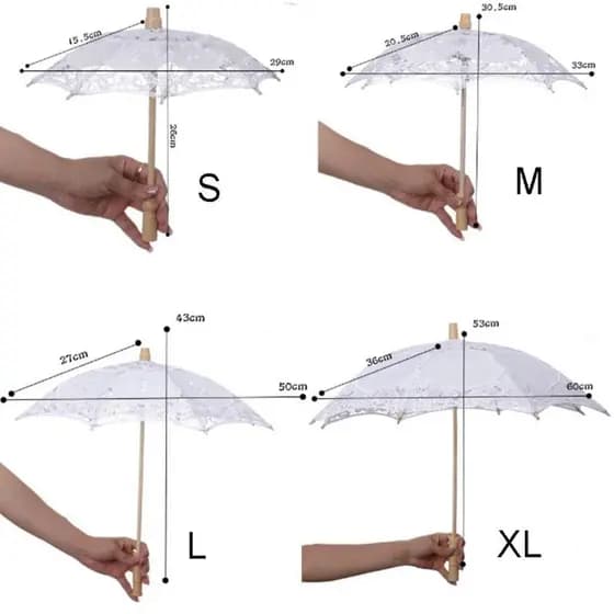 KODSP Guarda-Chuva De Renda De Casamento , Propulsão Floral De Bordado Fotográfica Preto Oco Parasol Mulher