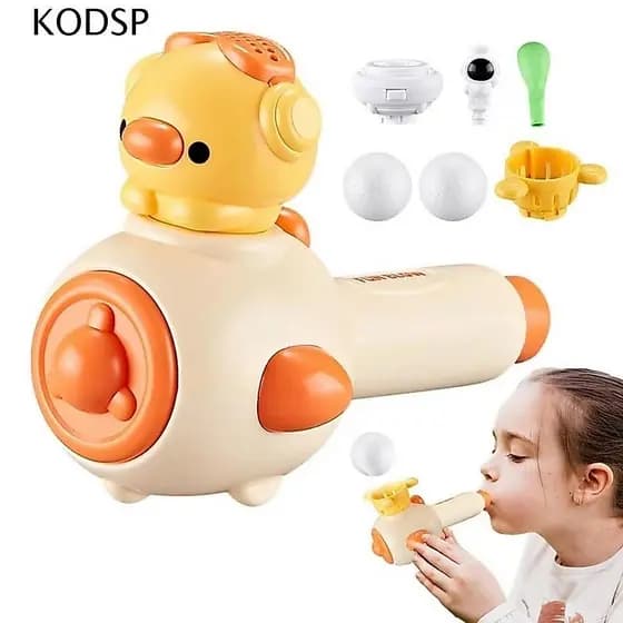 Brinquedo Lançador De Balão KODSP , Brinquedos Flutuantes 3 Em 1 Para Exercitador De Respiração De Bolas De Sopro