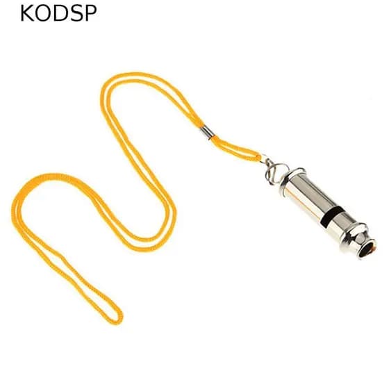 Apito De Sobrevivência Portátil KODSP Para Trânsito Policial Com Aviso De Emergência De Cordão
