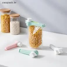 Clipes De Vedação De Saco De Alimentos Reutilizáveis , Tamanhos Variados , Plástico Para Cozinha , Sna , Tempero , Chips