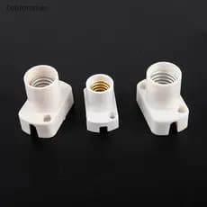 [Estrela] Mini Parafuso Base De Lâmpada E12 E14 E17 Suporte Adaptador De (s)