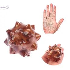 [DASK] 1 Par De Bola De Massagem De Mão De Plástico , Ponto De Acupuntura De Palma , Para Idosos