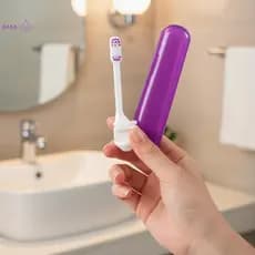 [DASK] 1 Unidade Escova De Dentes Dobrável Portátil Tamanho Poeta Leve Para Acampamento , Caminhada , Viagens Ao Ar Livr