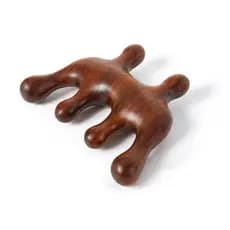 [DASK] Terapia De Madeira Massagem Cabeça Rosto Couro Cabeludo Gua Sha Massageador Natural Facial Sândalo Dente Largo Ra