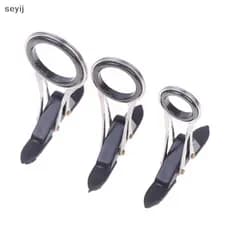 [seyij] Anel Guia Telescópico Dobrável De Aço Inoxidável , Vara De Pesca , Guias De Linha , Anéis Superiores , Kit De Re
