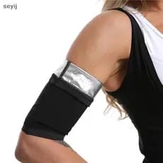 [seyij] 1 Par De Braço Emagrecedor Modelador Esportivo Sauna Faixas De Suor Para Mulheres Treino Fitness Mangas De Alça