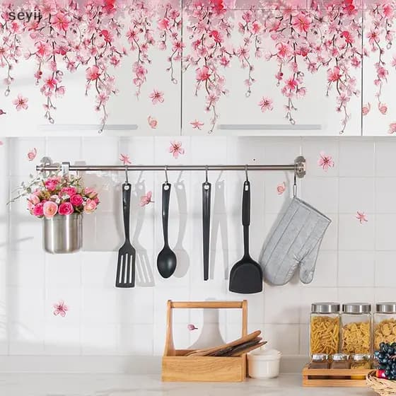 [seyij] Parede De Flor De Rattan Colada Sala De Estar Cozinha Quarto Autoadesiva Baground Papel De Decorativo