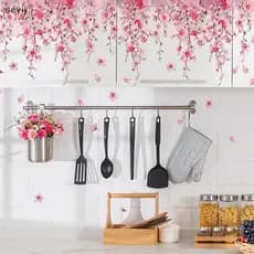 [seyij] Parede De Flor De Rattan Colada Sala De Estar Cozinha Quarto Autoadesiva Baground Papel De Decorativo