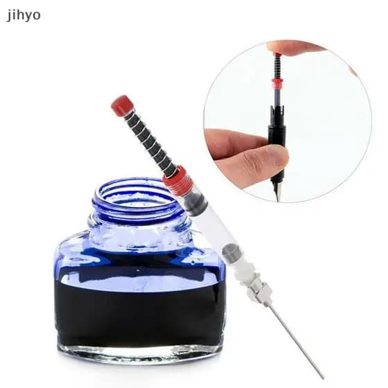 [jihyo] Caneta-Tinteiro Conversor De Tinta De Enchimento Ferramenta De Dispositivo De Seringa De Saco