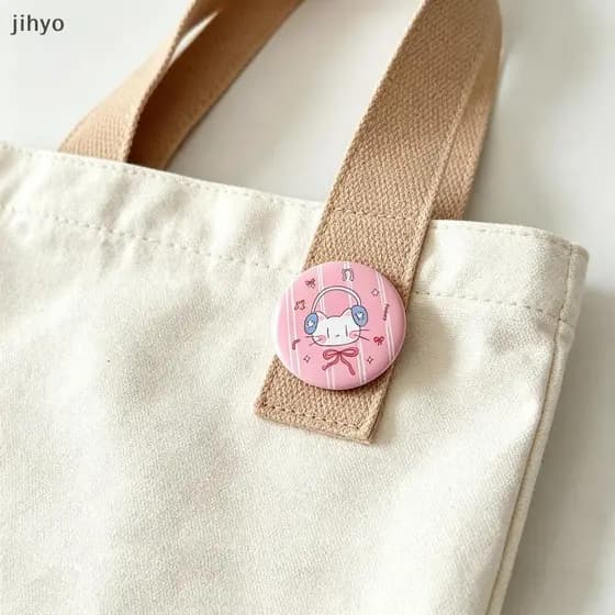 [jihyo] 6 Pcs Bonito Desenho Animado Mini Botão Crachá Kawaii Retro Mochila Lápis Bolsa Broche Pin