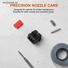 wei Escova De Bico Profissional Para Ambulância Laboratório H2D H2S P2S Limpador De Silicone Hotend Limpeza Precisa E Co