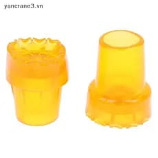 { YAN } 2 Peças 19mm/22mm Almofada De Ponta De Muleta De Borracha Antiderrapante Durável Substituição De Bengalas Resist