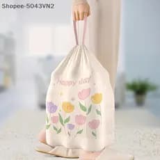 [RE] Saco De Lixo Portátil Impresso Thiened Cartoon Home Kitchen Banheiro Descartável Com Cordão R