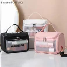 [RE] Bolsa De Cosméticos Multifuncional Estilo Ins Para Mulheres Lavagem Portátil À Prova D'água Natação Armazenamento V