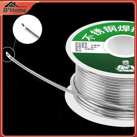 BHTH 1mm 20g/50g/100g Fio De Solda De Aço Inoxidável Sem Fios De Gás Soldagem De Ferro Materiais De Soldador Carbono Ace
