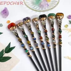 Varinha Mágica De Cristal EPOCH8R , Bastão De Fada De Bola Artesanal DIY , Cetro Mágico De Adereço De Halloween Da Sorte