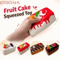 Brinquedo Espremido Para Bolo De Frutas EPOCH8R , Mole De Pão De Simulação Super Macio Alívio De Ansiedade , Feito À Mão