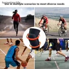[fusiontime10y] Joelheiras Esportivas Protetor De Joelho Elástico Esponja Thiened Joelheira Suporte Para Dança Treino Tr