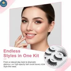 PLUMHOME DIY Lash Extension Kit 72 Conjunto De Cílios Individuais Escova Incluída Para Efeito Natural Fofo Uso Diário Em