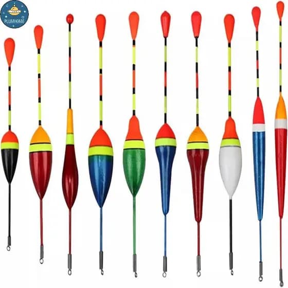 PLUMHOME 10 Pçs/Lote Conjunto De Flutuadores De Pesca Bóia Bobber Sti Flutua Flutuar Mix Tamanho Cor Flotador Para Acess