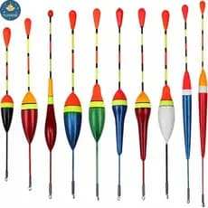 PLUMHOME 10 Pçs/Lote Conjunto De Flutuadores De Pesca Bóia Bobber Sti Flutua Flutuar Mix Tamanho Cor Flotador Para Acess