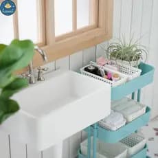 PLUMHOME 1 : 6 Casa De Bonecas Em Miniatura Pia Da Cozinha Lavatório Torneira Água Banheiro Móveis Modelo DIY Decoração