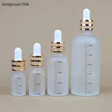 [mingxuan28k] Frascos Conta-Gotas De 5ml-100ml Com Reagente De Escala , Lixa De Vidro , Aromaterapia , Líquido , Garrafa