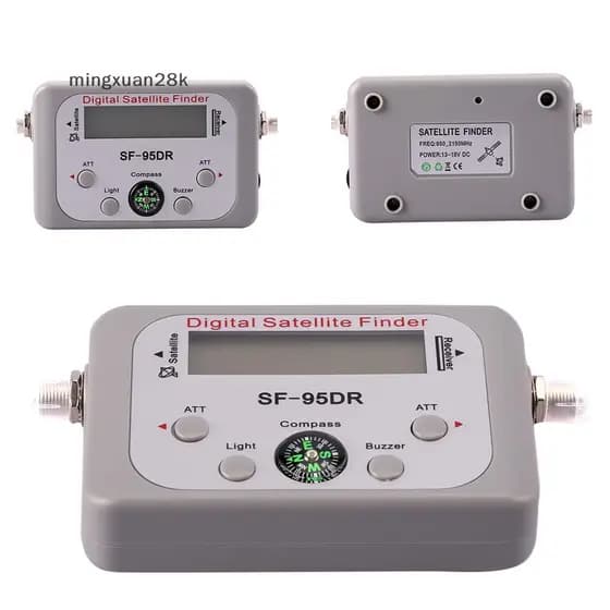 [mingxuan28k] Localizador De Satélite Digital sat Ponteiro De Sinal Ferramenta Receptor De TV Via BR