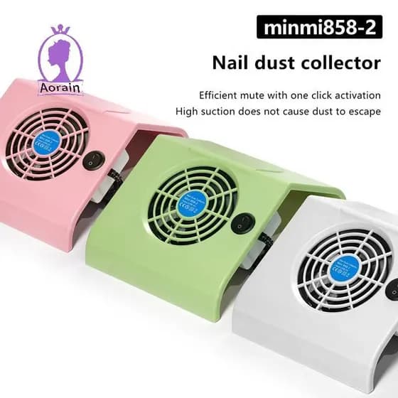 ANTH Mini USB Coletor De Pó Para Unhas Extrator Portátil Aspirador Filtro De Ventilador Ferramenta De Manicure Arte Em F