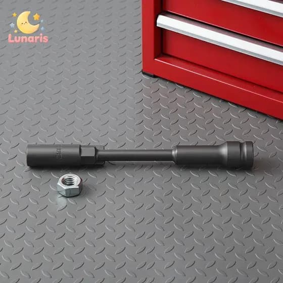 Lunaris Chaves De Soet Extra Longas 200MM Parede Fina 8MM 10MM 12MM 14MM Conjunto De Ferramentas Manuais De Porca Sextav
