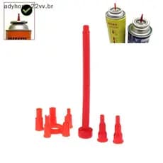 adyhome22vv Kit Adaptador Universal De Preenchimento De Gás Butano Para Pistola De Pulverização De Isqueiro De Tanque De