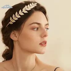 adyhome22vv Retro Folha De Ouro Bandana Coroa Tiara Deusa Grega Nupcial Casamento Acessórios Para O Cabelo br