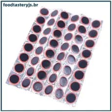 FTTJ 48pcs Remendos De Reparo De Pneus De Bicicleta-Kit Punção De Tubo Interno Portátil BR