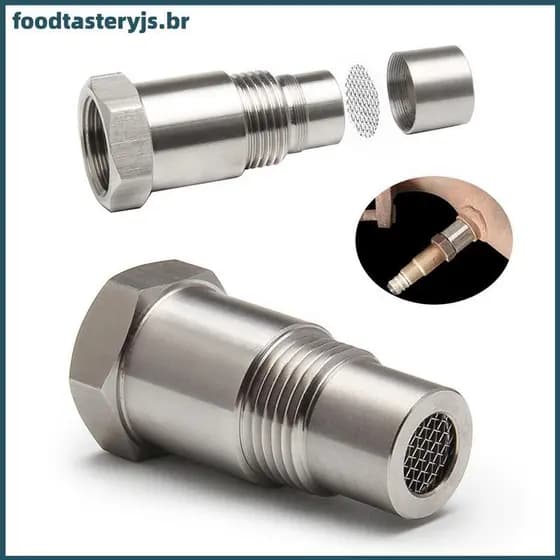 FTTJ Oxigênio O2 Sensor Espaçador Adaptador Bung Conversor Catalítico Correção Verificação Luz Do Motor BR
