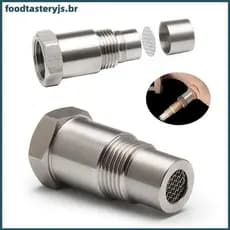 FTTJ Oxigênio O2 Sensor Espaçador Adaptador Bung Conversor Catalítico Correção Verificação Luz Do Motor BR