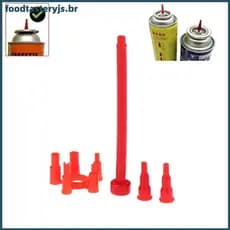 Kit Adaptador Universal De Preenchimento De Gás Butano FTTJ Para Pistola De Pulverização De Isqueiro De Tanque De Casset