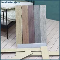 FTTJ 10 Pcs Mini Ladrilhos De Madeira 1 : 12 Placas De Piso Para Casa De Bonecas Decoração De Parede DIY BR