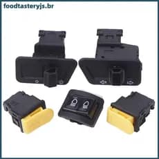 Conjunto De Interruptores Para Motocicleta FTTJ 5 Unidades : Farol , Buzina , Dimmer , Sinal De Mudança E Partida BR
