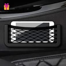 [INTH] Bolsa De Armazenamento Organizadora De Carro Rede De Pasta Automática Suporte Para Telefone Poeta Acessórios Orna