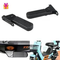 [INTH] 1 Par De Pedais De Ciclismo Leves De Nylon/Ferro , Acessórios Antiderrapantes , Dianteiros Dobráveis Para Yadi Ai