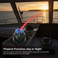 [INTH] 12V Marine LEDpass Boat Iluminado Seapass Pivô Para Navio De Pesca Em Iate [Melhor]