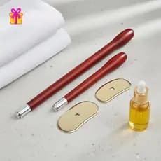 [INTH] Esfoliante De Massagem De Cobre Puro 1 Com Cabo Longo Ba De Limpeza Profunda Para Spa De Banho Doméstico [Melhor]