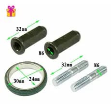 [INTH] Conjunto De Juntas De Porcas De Escape De Motocicleta Adequado Para GY6 50cc 125cc 150cc QMB139 [Melhor]