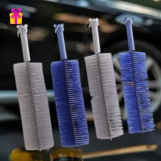 [INTH] 1 Peça De Cabo Longo Ar Condicionado Ferramenta De Limpeza De Obturador De Móveis Escova De Ventilador Dobrável C