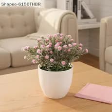 [VJ] 10 Unidades De Arranjo De Plástico Floral Casamento Babysbreath Flores Artificiais Gypsophila Falsas [BR]