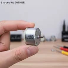 [VJ] RK-500TB-13500 Mini Motor De Eixo Redondo De 32 Mm De Diâmetro DC 12V 5600RPM Escova De Carbono Para Umidificador ,