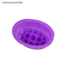 Molde De Sabão De Silicone 3d , Forma De Massagem Para Terapia , Ferramenta De Fabricação Oval , Spa , Acessórios De Art
