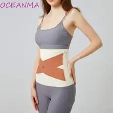 OCEANMA Cintura Trainer , Controle De Barriga Sem Costura Modelador De Corpo Pós-Parto , Cinto Feminino Fino