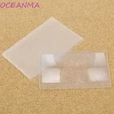 Lupas OCEANMA Transparentes 3X Feitas De Lupa De Plástico