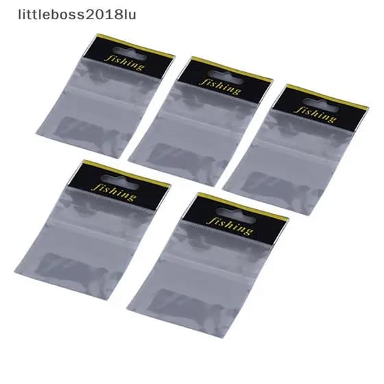[littleboss2018lu] 100 Unidades Pequenas Bolsas De Anzol De Peixe Acessórios De Pesca Bolsa Para Loja BR